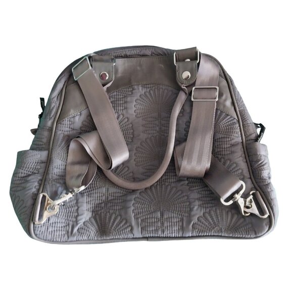 Petunia Pickle Bottom Dark Gray Satchel/Backpack Diaper Bag - Picture 2 of 10